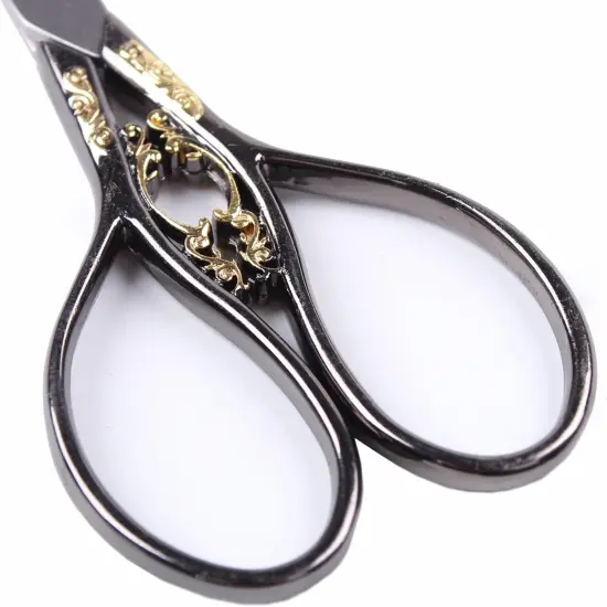 Vintage Plum Blossom Clouds Sewing Scissors for Embroidery, Sewing, Craft, Art Work & Everyday Use - Pack of 2,1pc Per Design {2}