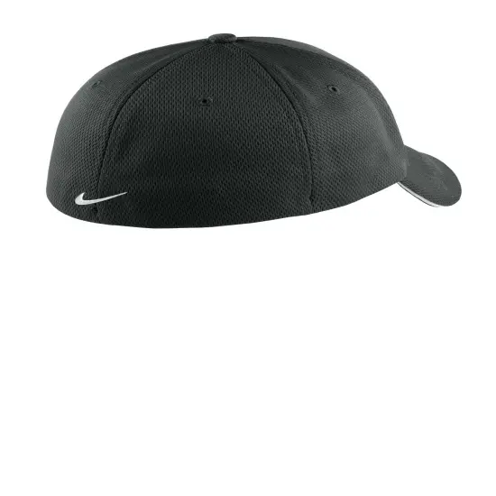 Nike&reg; Dri FIT Stretch Mesh Sandwich Bill Cap White/ Black {5}