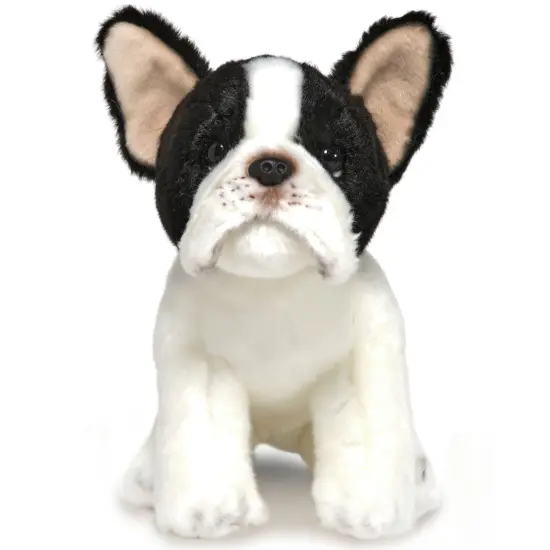 Bearington Collection Oliver The French Bulldog Plush, 13 Inch French Bulldog Stuffed Animal, For Ages 3-14 Multicolor {1}
