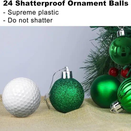 Emerald Green 1.6" Small Christmas Balls {4}