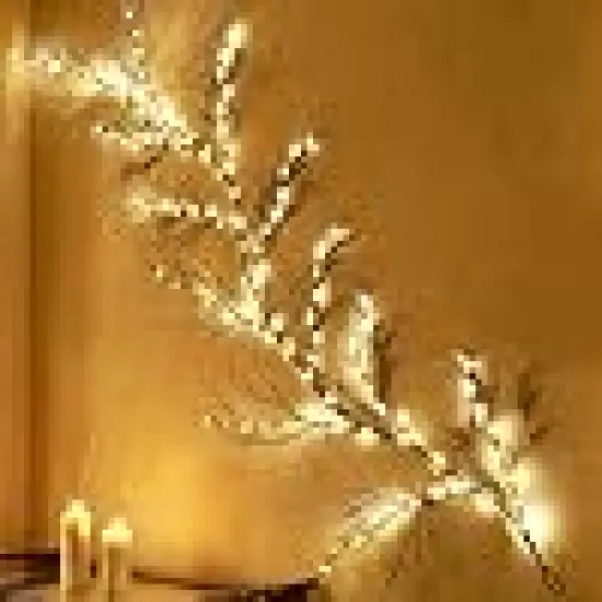 Warm White Lights Christmas Garland {1}