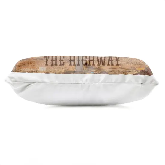 Stupell Industries Two Choices Funny Cowboy Outdoor Pillow, 14 x 7 x 20 {3}