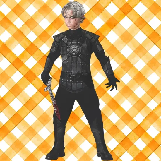 Monster Hunter Youth Eye Catching Costume Shirt with Accessories {1}