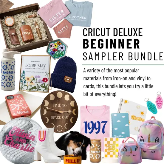 Cricut Deluxe Vinyl Materials and Accessories Bundle for Cricut Joy Machines, 44 Count {2}