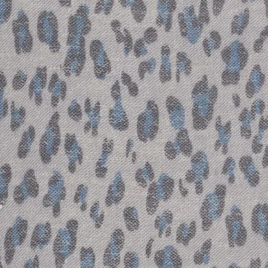 Organic Terry Animal Print Knit Fabric 1 Yard Soft Stretch Comfortable 58/60" Wide GREY {4}