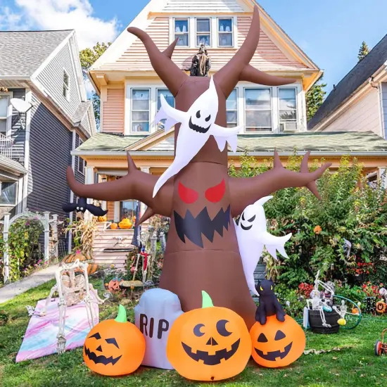 2 FT Halloween Inflatables Tree Outdoor Decorations {3}