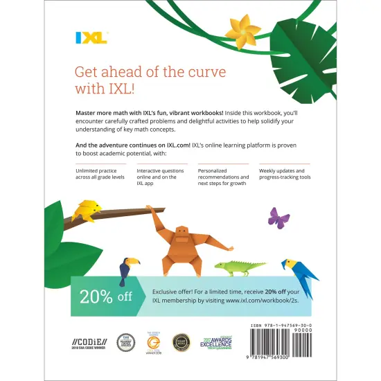 IXL Subtraction 2nd Grade Math Workbook, Mathematics Book for Kids Age 7-8 Covering How to Subtract 2 and 3 Digit Numbers, Subtracting Strategies and Facts, and More {2}