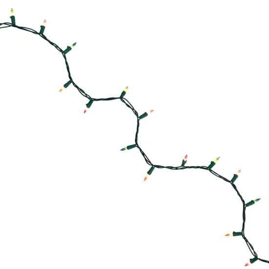 Northlight Mini Christmas Lights - Pastel Multicolor - 7' Green Wire - 35ct {4}