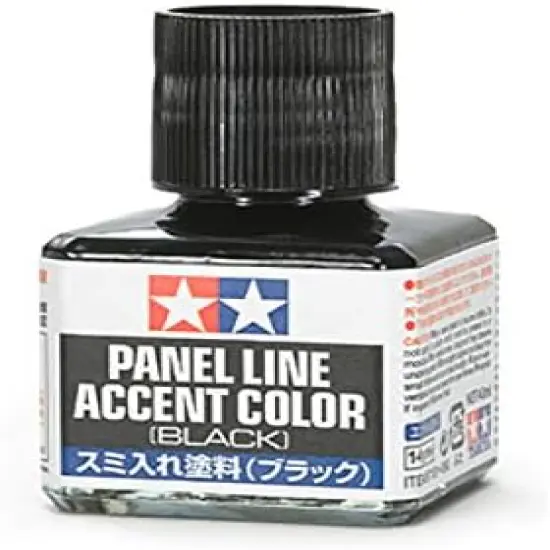 Tamiya Panel Line Accent Color 40ml Black TAM87131 Plastics Paint Enamels {1}