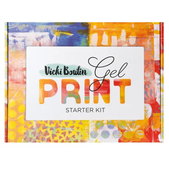 Vicki Boutin Mixed Media Gel Plate Starter Kit-71 Pieces {1}