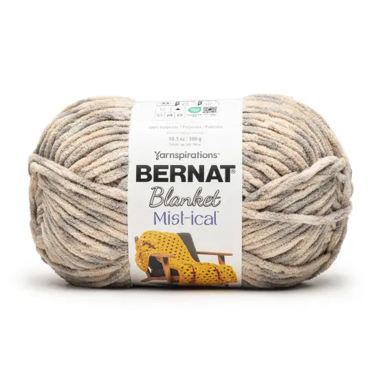 Bernat Blanket Mist-Ical Yarn 24 Pack-Gray Cloud {2}