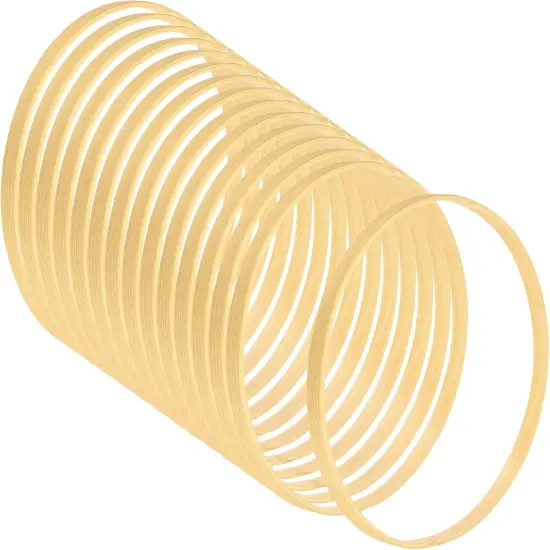 7.9 Inch Wooden Bamboo Floral Hoop, 15Pack Craft Rings for DIY Wedding Wreath Decor, Dream Catcher and Hanging Crafts {1}