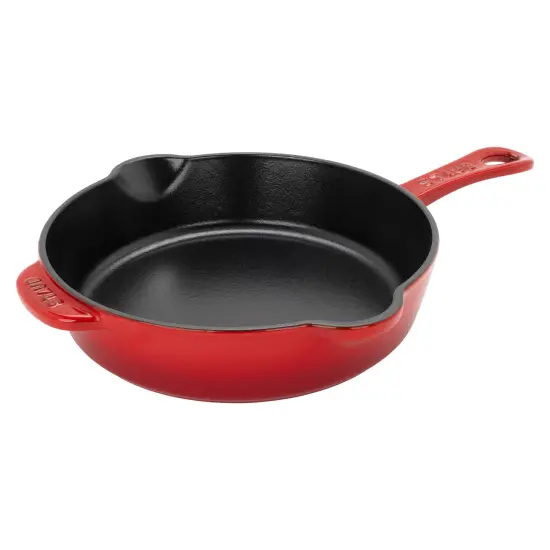 STAUB Cast Iron 8.5-inch Traditional Deep Skillet {1}