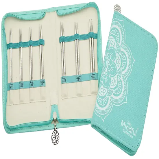 KnitPro-Mindful Believe Interchangeable Knitting Ndle Set -7 Pair Of Needles - 5" {4}