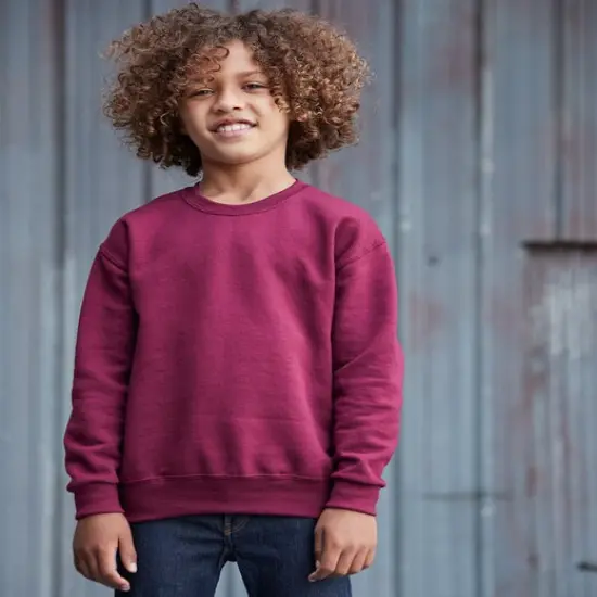 Jerzees&reg; Youth NuBlend Fleece Crew DEEP PURPLE {5}