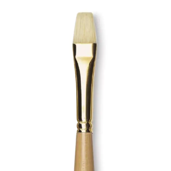 Raphaël D'Artigny Interlocked White Bristle Brush - Bright, Long Handle, Size 12 {1}