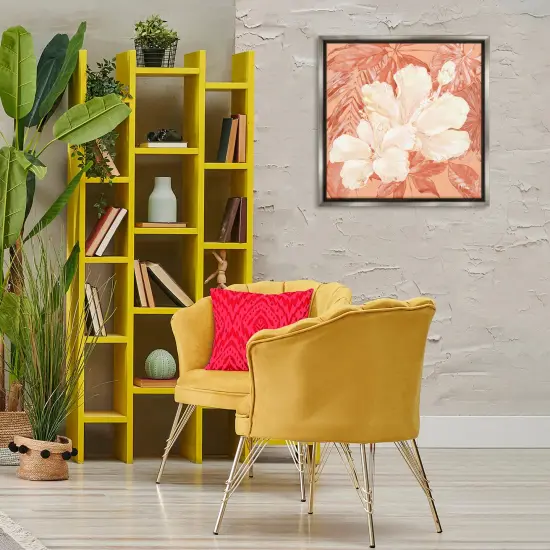 Stupell Industries Hibiscus Flower Bunches Floater Framed Canvas Wall Art Design by Paul Brent {2}