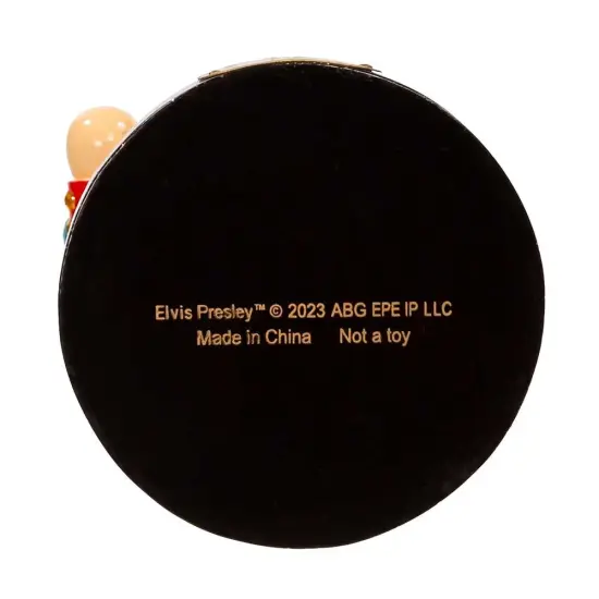 Kurt Adler 10-Inch Elvis Presley&reg; With Teddy Bear Nutcracker {6}