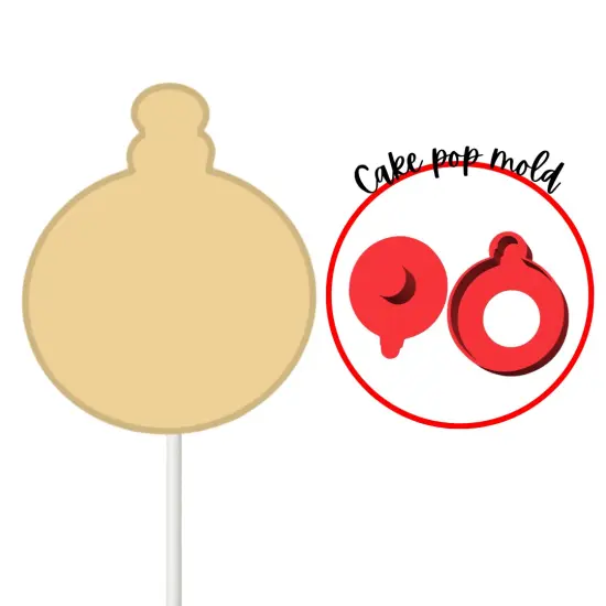 Ornament ChristmasCake Pop Mold {4}