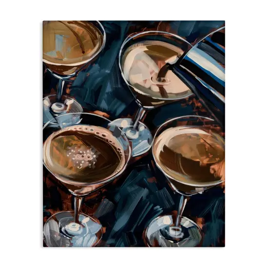 Stupell Industries Pouring Espresso Martini Canvas Wall Art Design by LSR Design Studio {1}