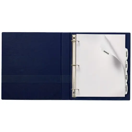 Avery Big Tab Printable White Label Dividers, 5-Tab with Easy Peel Labels, Dividers for 3 Ring Binders, 20 Sets (14434) {4}