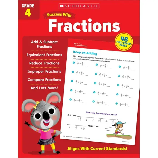 Success With Fractions: Grade 4 {1}