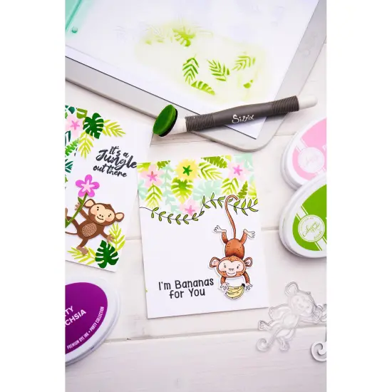 Catherine Pooler X Sizzix Bundle 1-Going Wild for Bananas Die & Stamp Set {5}