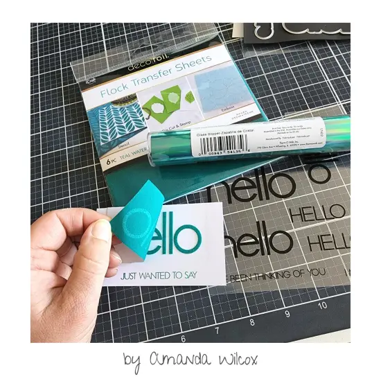 Deco Foil Adhesive Transfer Sheets 5.9" x 5.9"-Oh Hello {4}