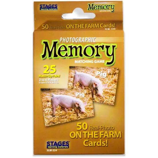 Photographic Memory Matching Game, On the Farm {1}
