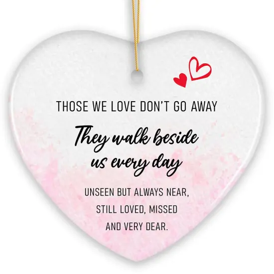 Forever by Our Side Ornament, Christmas Memorial Gift for Loved Ones {7}
