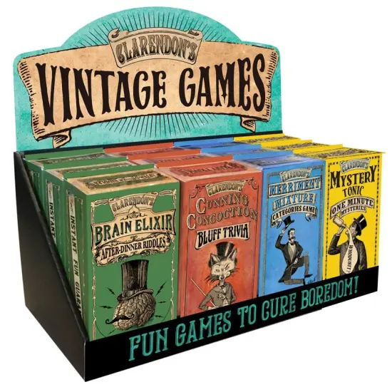 University Games Clarendon's Vintage Games-12 Piece Assortment {1}