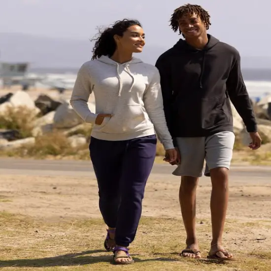 Next Level&reg; Malibu Pullover Full Sleeve Hooded Sweatshirt OATMEAL {4}