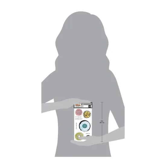 Vicki Boutin Mixed Media Acrylic Stamps-Circles {4}