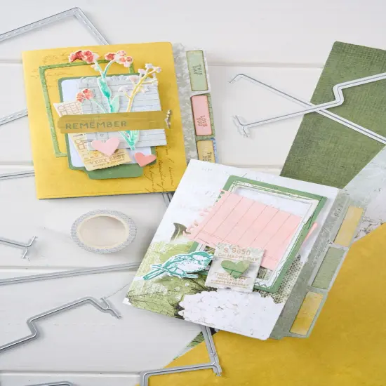 Sizzix Thinlits Set 15/PkgSnap and Swap by 49 and Market-File Folders {4}