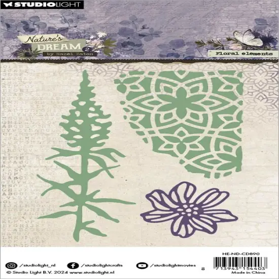 Studio Light Nature's Dream 2 Cutting Die-Nr. 890, Floral Elements {3}