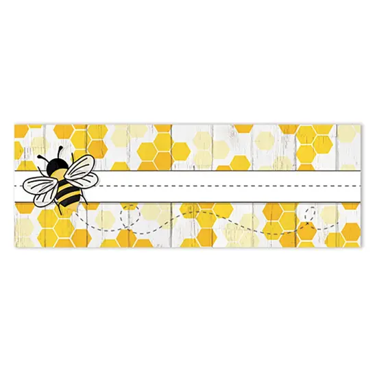 The Hive Self-Adhesive Name Plates, Pack of 36 {1}