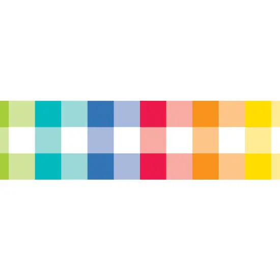 Core Decor Rainbow Buffalo Check EZ Border, 48 Feet {1}