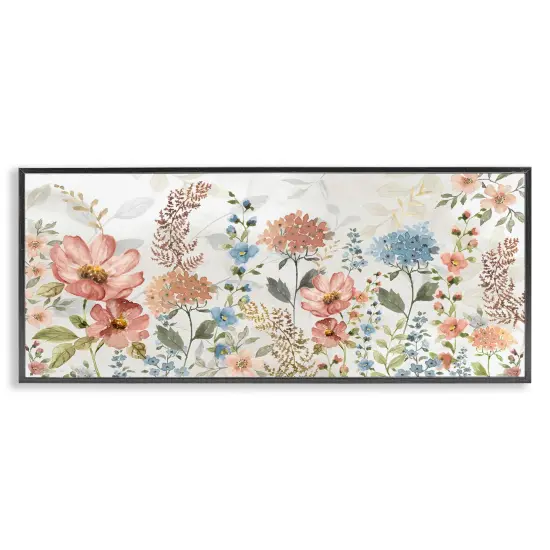 Stupell Industries Pastel Spring Florals Framed Giclee Art White Frame {7}