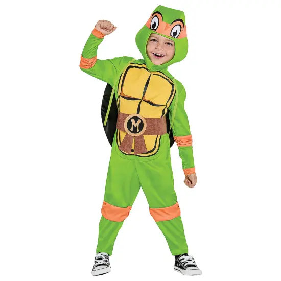 Toddler Teenage Mutant Nija Turtles Michelangelo Costume {1}