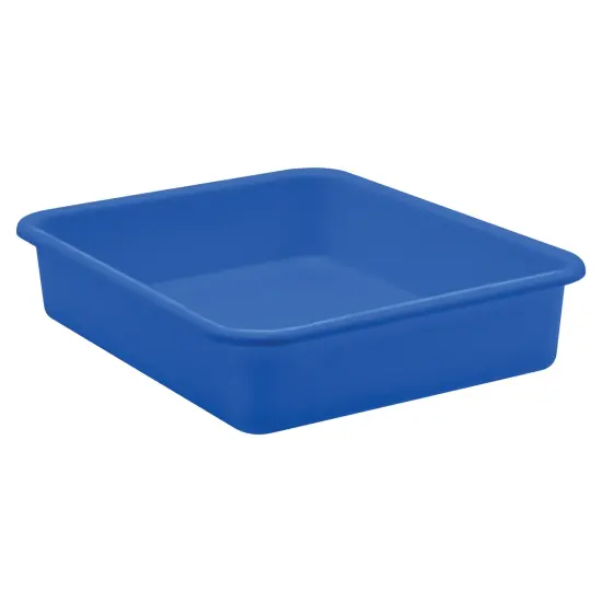 Blue Large Plastic Letter Tray {1}