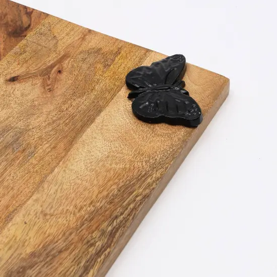 Butterfly Wooden Platter {4}
