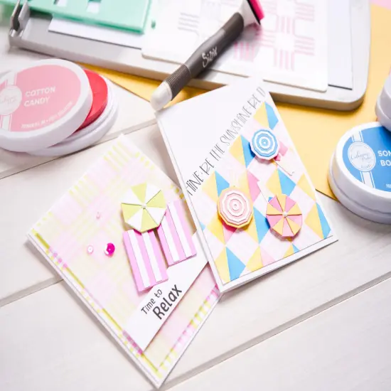 Sizzix Layered Stencils By Catherine Pooler 4/Pkg-Pool Deck {5}