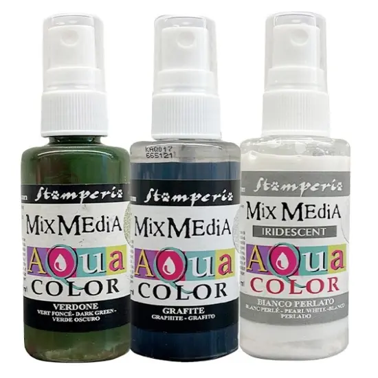 Stamperia Aquacolor 3/Pkg -Gear Up For Christmas {1}
