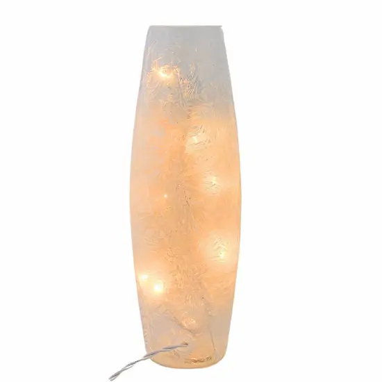 Stony Creek 11.75 In Winter Cardinals Pre-Lit Large Vase Christmas Lighted Glass Accent , Christmas Decor Chair Feeder Branches {2}