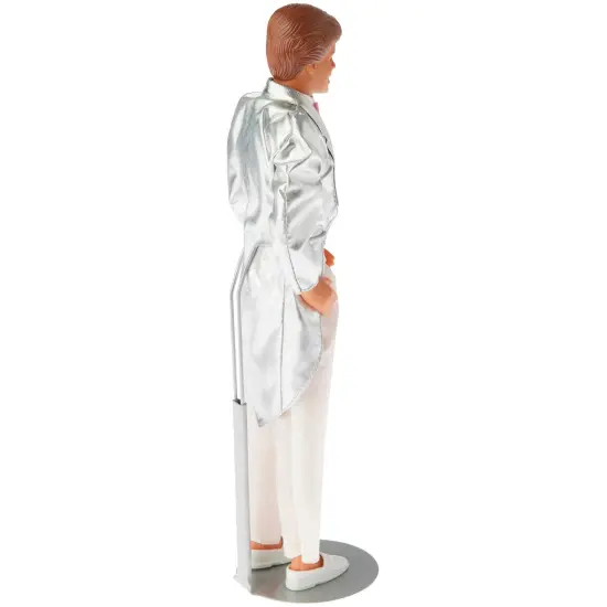 Plymor DSP-5175S Silver Adjustable Doll Stand, fits 10, 11, and 12 inch Dolls or Action Figures, Waist is 1.75" - 2.25" wide, 5" - 6" around {6}