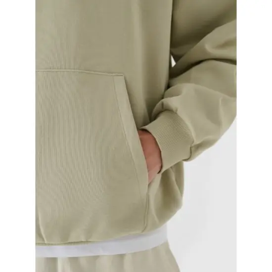 A4&reg; Unisex Softek Long-Sleeve Hooded T-Shirt GRAPHITE {5}