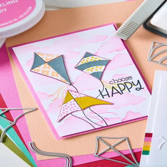 Sizzix A6 Layered Stencils 4/Pkg by Catherine Pooler-In The Clouds {6}