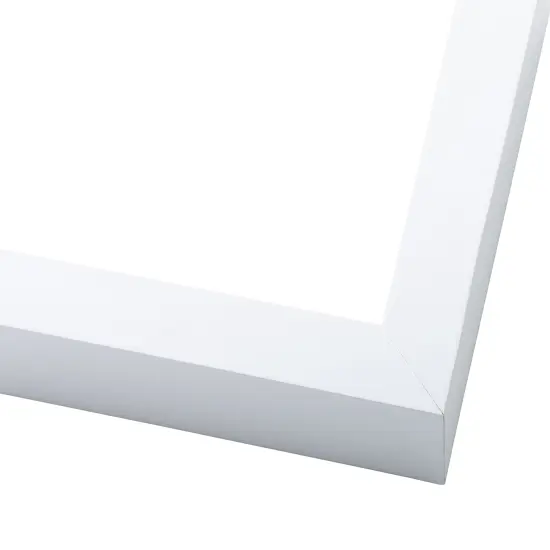 Shadow Box 1.75" Deep White Picture Frame - UV Acrylic, Foam Board Backing, Hanging Hardware {2}