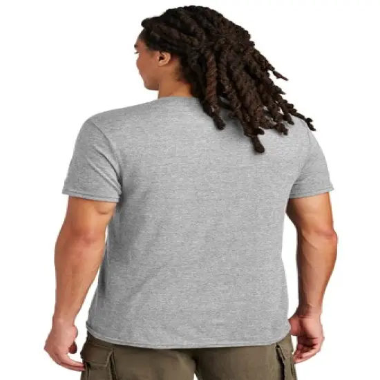 District&reg; Very Important Tee V-Neck Short Sleeve Light Heather Grey {5}