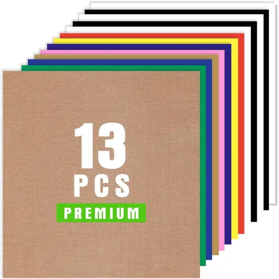 HTV Heat Transfer Vinyl for T-Shirts 12"x10" -13Pack Perfect Iron On Vinyl for Cricut {1}
